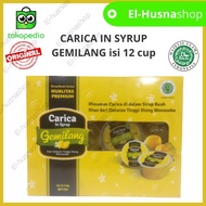 Carica In Syrup Gemilang Minuman Sirup Buah Carica Isi 12 Cup ;[