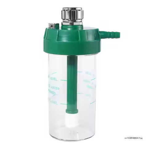 Dry Humidifier Bottle 200mL for Oxygen Regulator O2 Pressure Gauge