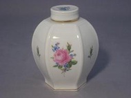 麥森 Meissen Rose Tea Caddy 麥森玫瑰花茶葉罐
