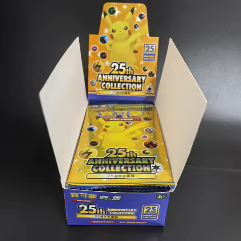 1Box 16 Pack Pokemon Card Game 25th Anniversary Collection S8a Booster Pack 5 Cards Enclosed Childre