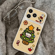 Cub Christmas tree for iPhone 17pro iPhone 14/11/12pro case with fake shell