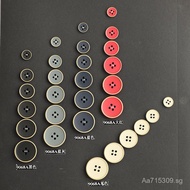 Colorful Fashion Buttons Round Coat Resin Factory In Stock Sweater Suit Buttons Windbreaker Direct S