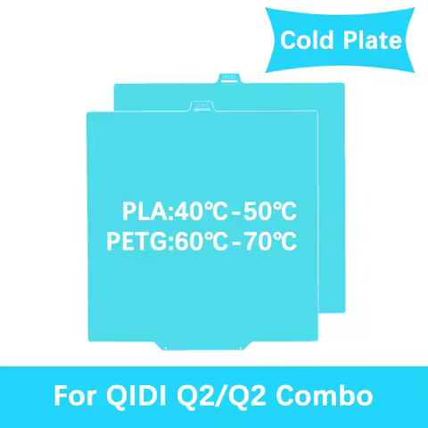 Glacier Cold Printing Plate For QIDI Q2/Q2 Combo Build Plate 280x280mm Hotbed High Viscosity Two Sid