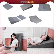 [PETSOLA] Bed Wedge Pillow Height Booster Pad Versatile for Sleeping Removable Cover