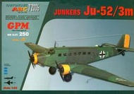 《紙模家》GPM(250) Junkers Ju-52-3M 1/33(A3)紙模型套件*免運費