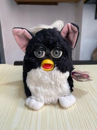 絕版 1998年 Furby 菲比 第一代 連牌 Skunk 中古玩具 懷舊玩具 收藏品