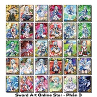 [7-Color Reflective Exclusive] Sword Art Online Star Card - Part 3 - 6.3 cm x 9 cm