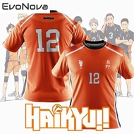 Fazz HK2-anime Haikyuu Orange Karasuno Volleyball T-shirt