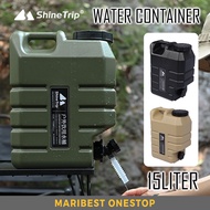 SHINETRIP 15LIT Camping Water Container Food Grade Camping Cater Tank Portable Water Tank Bekas Air 