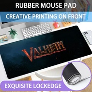 【Factory-direct】 Mouse Pad Large rubber mouse pad with lock edge computer gamer HD Mr. Valheim print