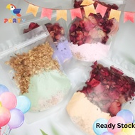 🔔READY STOCK🔔Bath Soak with Bath powder, Himalayan Salt, Epsom Salt, Rose Geranium EssentialOil &amp; Rose Petals 150g 泡澡浴盐粉