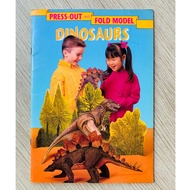 HPC Book Dinosaur Model Reader's Digest "Dinosaurs and 3-D Models" (Secondhand) English