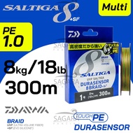 Senar PE Daiwa Saltiga DuraSensor X8 DuraSensor X12 UVF +Si 200 | 300 | 400 Meter