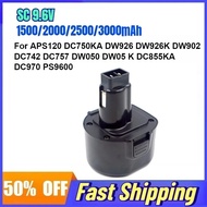 SC 9.6V 3000mAh Rechargeable Battery for APS120 DC750KA DW926 DW926K DW902 DC742 DC757 DW050 DW05 K 