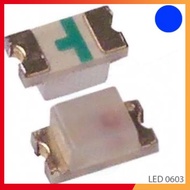 [2000 Pieces]- Blue LED 0603 Transparent SMD Stickers Shop