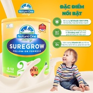 Sữa bột tăng cân Nature One Dairy SureGrow hỗ trợ hệ tiêu hoá của bé - Hộp 600g