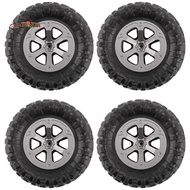 4Pcs 73mm Tire Tyre Wheel for  C14 C24 B24 B36 MN D90 MN-90 MN99S FY003 FY004 RC Car Upgrade Parts A