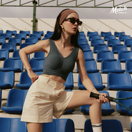 METCH Perfect Balance Crop Top - Smoky Blue