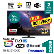 [FREE SHIPPING] Panasonic 55" OLED 4K HDR LED Smart TV Super Slim - Model: TH-55JZ1000K