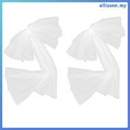 1 Pair Shoulder Cape Veil: Women Bridal Veil - Detachable Tulle Puff Sleeves Decoration for Wedding 