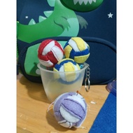 GANTUNGAN Volleyball hanger macrame volleyball ball/ volleyball keychain/