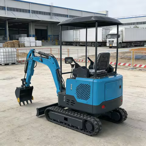 Kubota-powered 0.8 Ton - 2.0 Ton Compact Excavator - User-friendly, Comfortable for Long-hour Constr