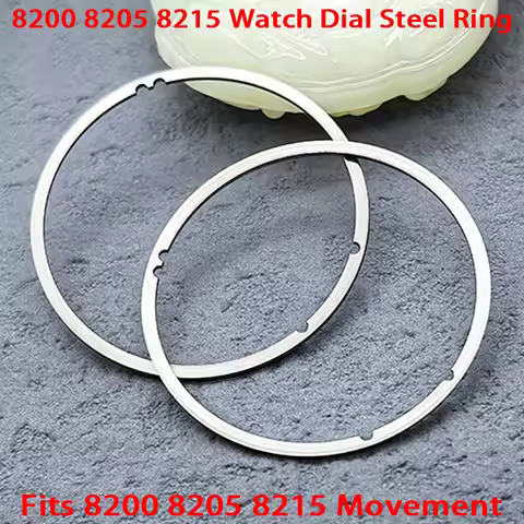 2/5/10PCS Movement Spacer Ring 8200 8215 8205 Watch Dial Steel Ring Fit for 8200 8215 8205 Movement 