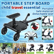 Stroller Step Board Baby Stroller Buggy Board Connector Child Stroller Pedal Wheeled Adapter