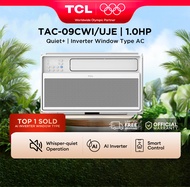 TCL UJE Series Inverter Aircon Window Type Smart Air Conditioner (Whisper Quiet Operation AI Inverte