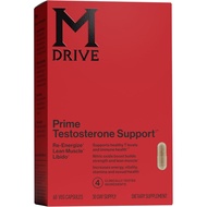 Mdrive Prime - Men's T-Support Supplement, Max Energy, Focus & Lean Muscle, KSM-66 Ashwagandha, S7 N