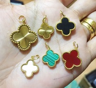 10k SD Gold Clover leaf pendant(vca)