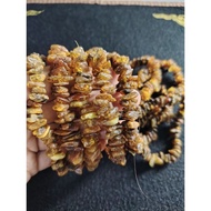 Braselet Gravel Beewax Amber Natural Crystal
