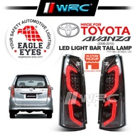 Eagle Eyes Toyota Avanza 2003 - 2010 Led + Light Bar Tail Lamp ( Smoke )