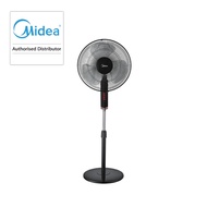 Midea '16' Inches Pedestal Stand Fan (Black) MS-608B