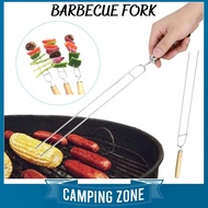 Barbeque Skewer Bbq Stick Barbecue Fork Long Handle Bbq Skewer Bbq Grill Stick Barbecue Bakar Grill