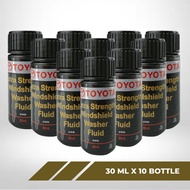 10 Bottle - 30 ML TOYOTA Windshield Washer Fluid Part Number: 08808003L Windscreen Washer Fluid