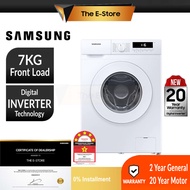 Samsung 7KG Inverter Front Load Washing Machine | WW70T3020WW/FQ (Washer Front Loader Mesin Basuh Mesin Cuci 洗衣机) WW70
