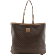 CELINE Old Celine 托特包，凱旋門老花， PVC 材質，棕色，單肩包/手提包，A4 尺寸，按扣，男女通用 [二手]