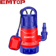 EMTOP ปั๊มแช่ ดูดโคลน แบบอัตโนมัติ มีลูกลอย 1 แรงม้า ท่อ 1 นิ้ว 220 โวลท์ รุ่น EWPPQ07508 ( Submersible Pump ) เจ้าอันดับ1