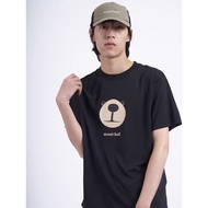 Montbell เสื้อยืดคู่ญี่ปุ่น Montbelle ผู้ชายแขนสั้นเสื้อคู่ระบายอากาศได้ดีสำหรับผ้าฝ้ายบริสุทธิ์กลาง