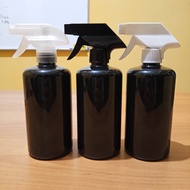 Kispray 500ml Black Bottle 500ml Plastic Spray Bottle 500ml Black Spray Bottle/