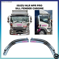 ISUZU NLR NPR PRO SILL FENDER CHROME 1SET ISUZU NPR PRO ACCESSORIES CHROME ISUZU CHROME ACCESSORIES 