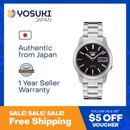 SEIKO SNKE53K1 SNKE53K SEIKO5 Automatic Day Date Black Silver Stainless  Wrist Watch For Men from YOSUKI JAPAN / SNKE53K (  SNKE53K  S SNKE SNKE5   )