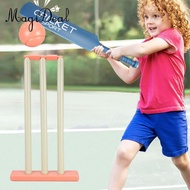 MagiDeal Kids Cricket Set Portable Cricket Bat And Balls for Garden Party Beach Play