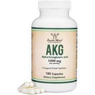 AKG Supplement (Alpha Ketoglutaric Acid) 每份 1,000mg(每份 180 粒