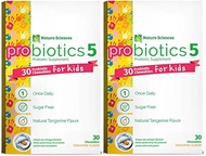 [USA]_Naturo Sciences, Chewable Kids Digestive Probiotics, Nitrogen Filled Blister Packs for Best Pr