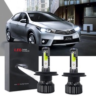For Toyota Altis (E170) 2013-2022 (100% Headlamp Bulbs) 2PCS WHITE 12-32V 6000K LED Headlight Conversion Light Bulbs CG CJW