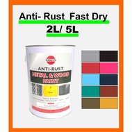 2L/5L🔥Camlux Metal Paint 🔥Metal Paint Anti-rust Paint Cat Besi Anti Karat 2Liter Cat Minyak/Cat Kayu