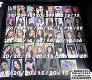 (平郵/順豐到付) 默認廠瑕 無對光 介意者勿擾 Itzy 小卡 特典 Photocard Photo Card Cheshire Checkmate Not Shy Crazy In Love Ye