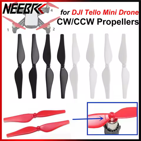 4PCS Quick Release Drone Propellers Low Noise Durable for DJI Tello Mini Drone Quadcopter Plane Spar
